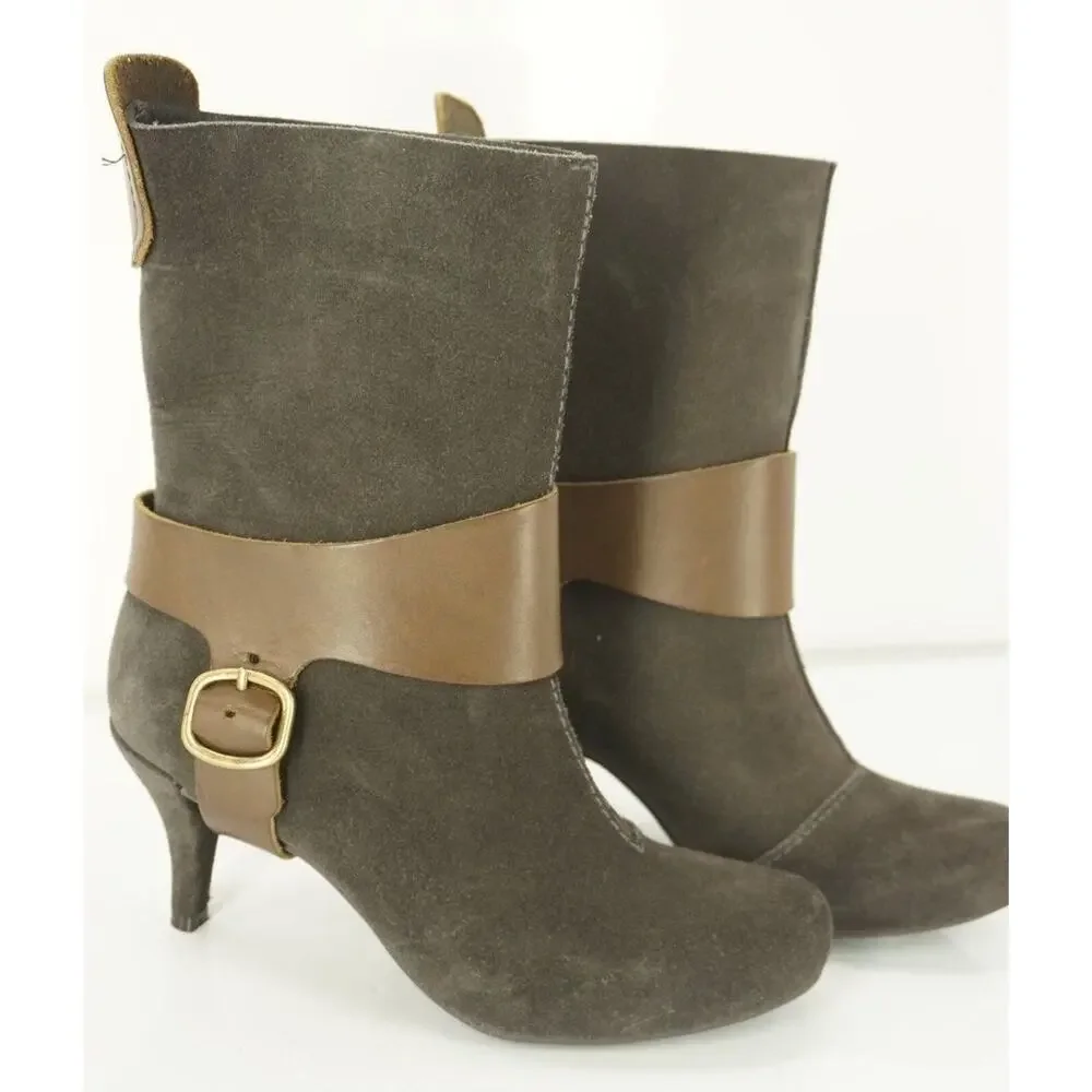 Pedro Garcia Suede Addison Removable Harness Boots Platform